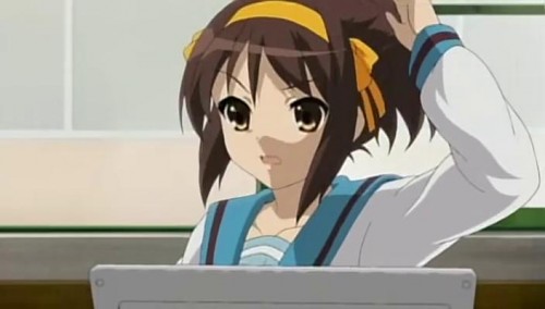 Picture 5 in [Haruhi's feelings leaking?]